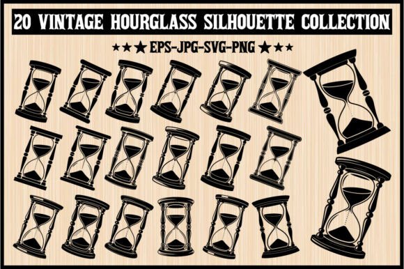 As a brand designer and content marketer, I’m always on the lookout for design assets that offer both aesthetic value and strategic versatility. The 20 Vintage Hourglass Silhouette Bundle immediately caught my eye with its nostalgic charm and timeless symbolism. This collection of 20 unique hourglass illustrations delivers a strong visual narrative—perfect for brands looking to evoke themes of time, tradition, and transformation.