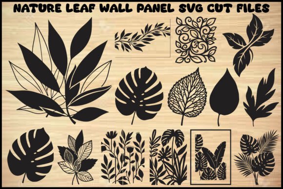 Bringing Nature to Digital Design: A Review of the Nature Leaf Wall Panel SVG Bundle