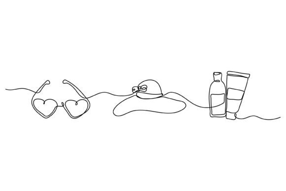 Continuous Line Design of Protection – A Delicate Graphic for Coastal Branding