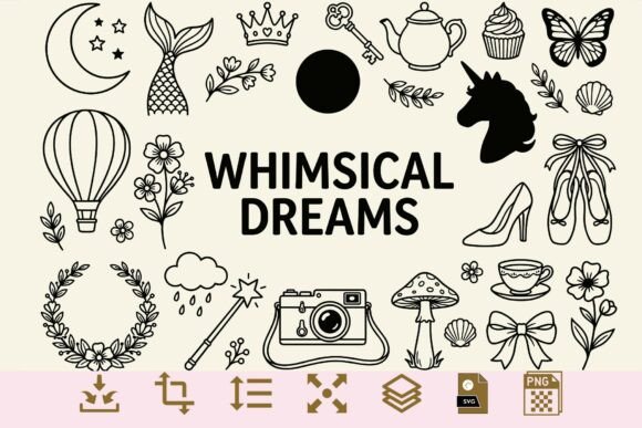 Fantasy and Fairytale Clipart – Elegant Graphics for Etsy & Digital Product Sellers