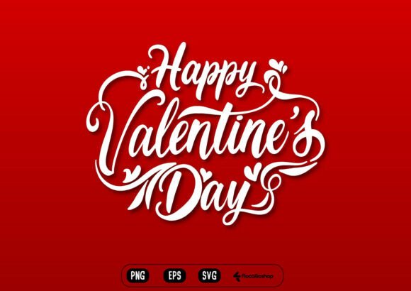 Happy Valentine Day SVG Lettering – A Versatile Graphics & Illustrations Asset for Digital Sellers