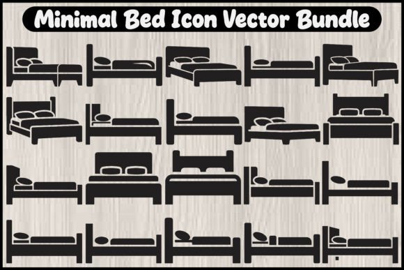 Minimal Bed Icon Vector Bundle: A Brand Designer’s Review for Marketing & Visual Content